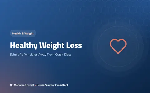Healthy Weight Loss: Scientific Principles Away From Crash Diets