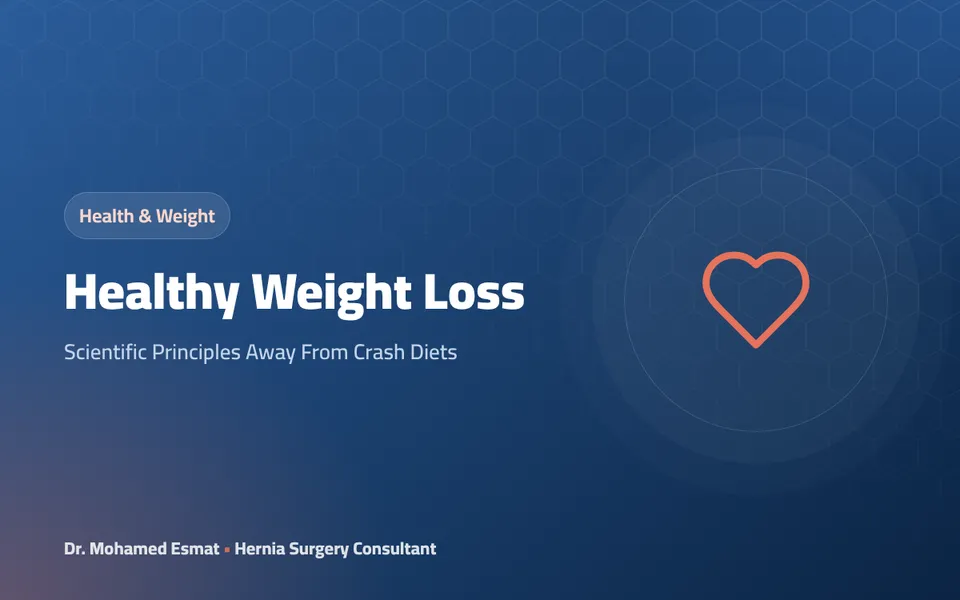 Healthy Weight Loss: Scientific Principles Away From Crash Diets