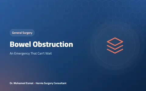 Bowel Obstruction: An Emergency That Can't Wait