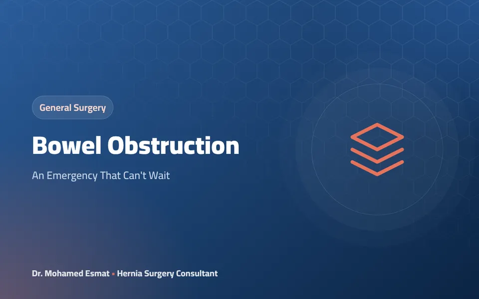 Bowel Obstruction: An Emergency That Can't Wait
