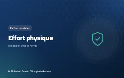 Effort physique : quel lien avec la hernie ?