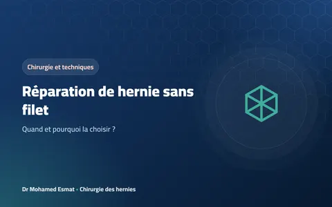 Réparation de hernie sans filet