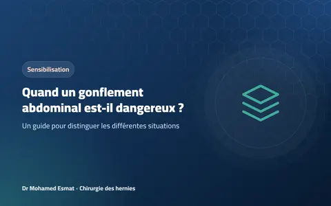 Quand un gonflement abdominal est-il dangereux ?