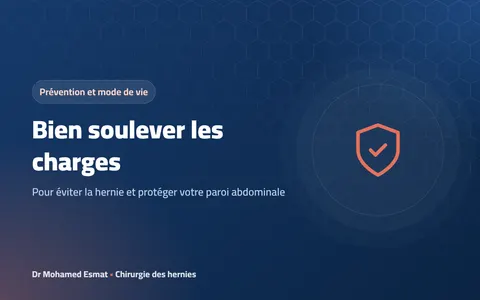 Bien soulever les charges : éviter la hernie et protéger votre paroi abdominale