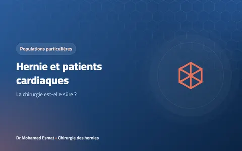 Hernie et patients cardiaques : la chirurgie est-elle sûre ?