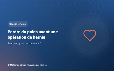 Perdre du poids avant une opération de hernie