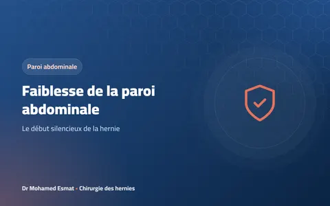 Faiblesse de la paroi abdominale : le début silencieux de la hernie