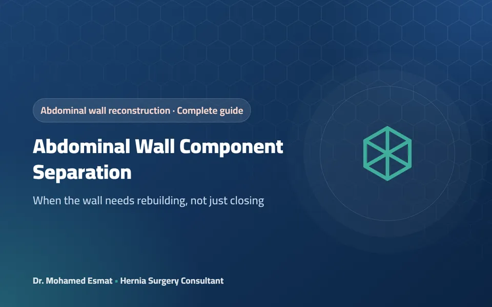 Component Separation (TAR): Rebuilding the Abdominal Wall in Complex Hernia
