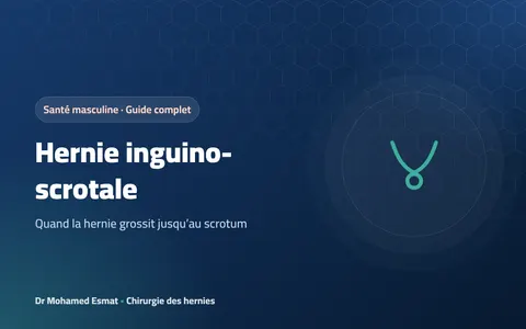 Hernie inguino-scrotale : quand la hernie inguinale descend dans le scrotum