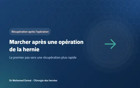 Marcher après une opération de la hernie : quand commencer et jusqu’où aller ?